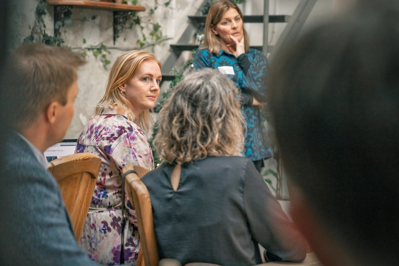 Josefine taler til Momentum-event